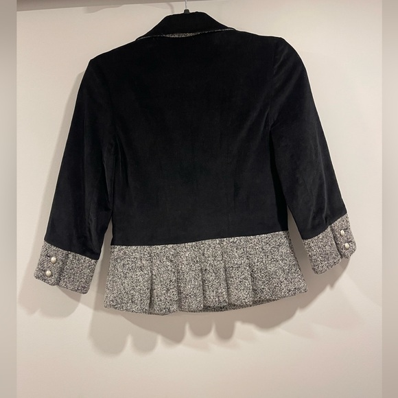 Annie 50 Montreal designer blazer - tweed and velvet size XS - Picture 4 of 8